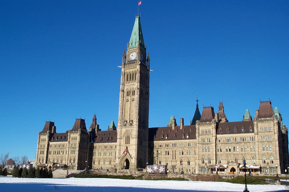 The Parliament building in Ottawa, Canada The Parliament building in Ottawa, Canada