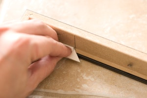 Drawing a 45 degree line on the Ribba frame